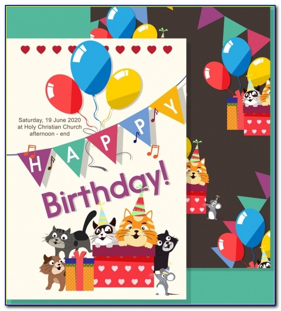 Birthday Invitation Card Download Image