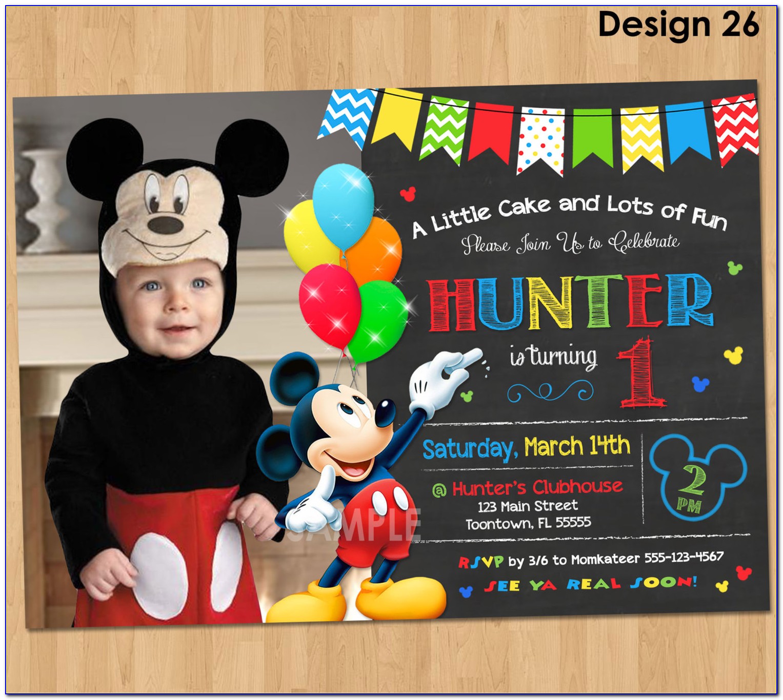 Create Your Own Minnie Mouse Invitations