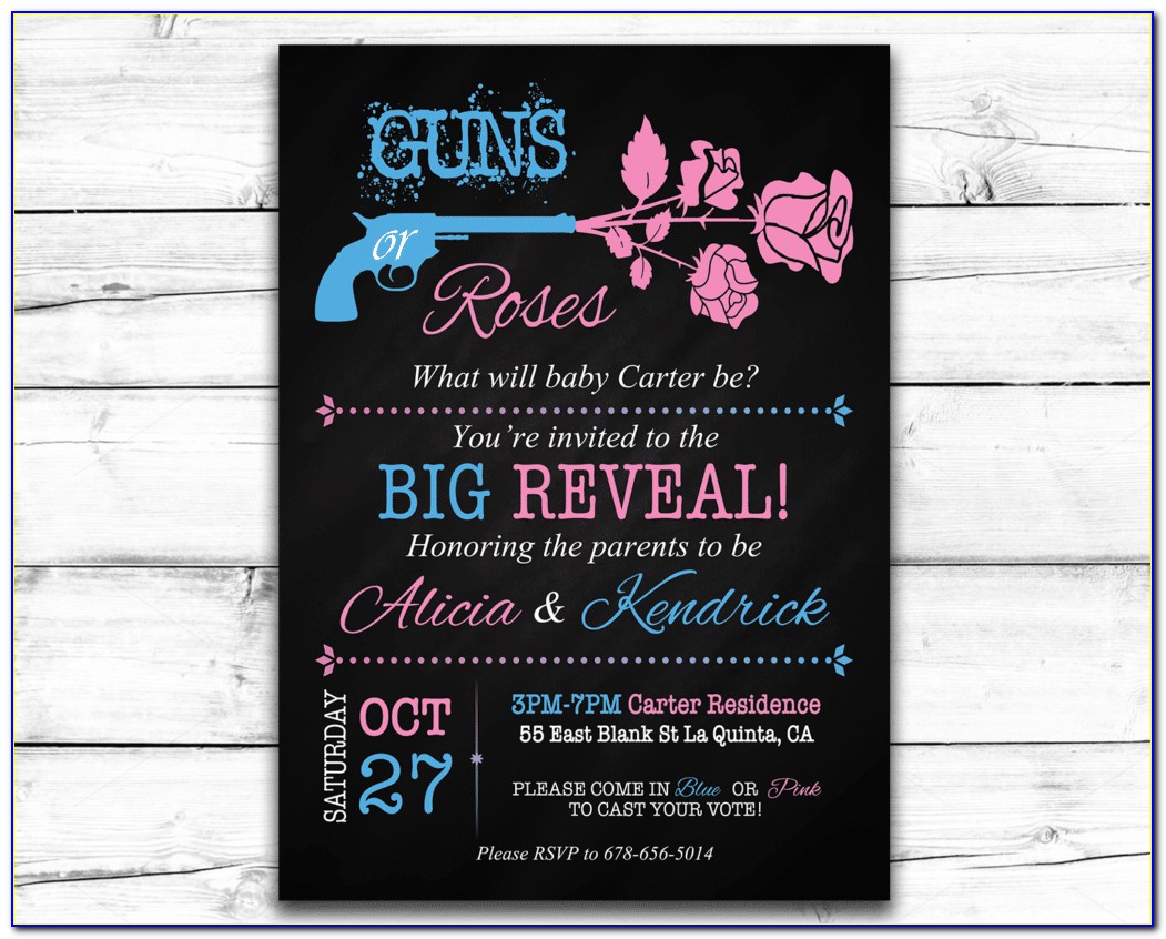 Free Online Invitations For Gender Reveal Party