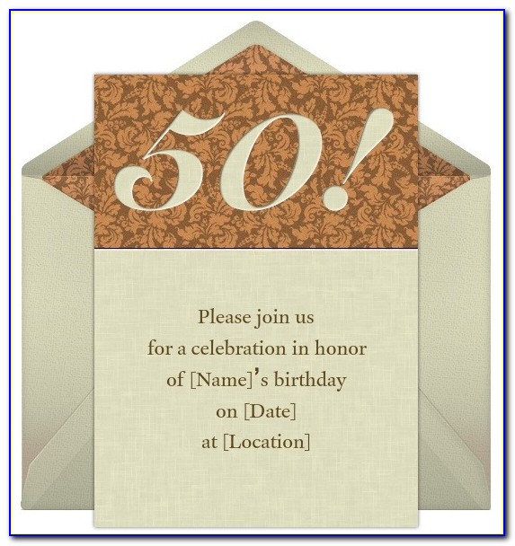 Funny 50 Year Old Birthday Invitations
