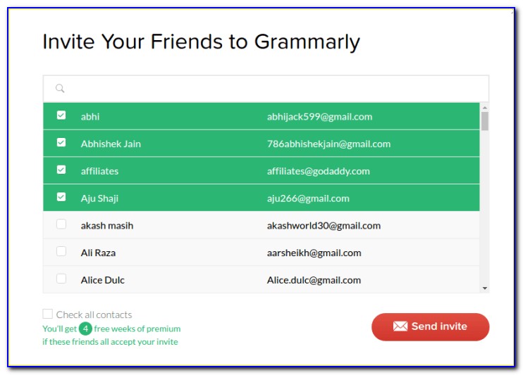 Grammarly Invite Friends Get Premium For Free