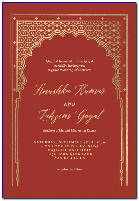 Hindu Wedding Invitation Ecards Free Download