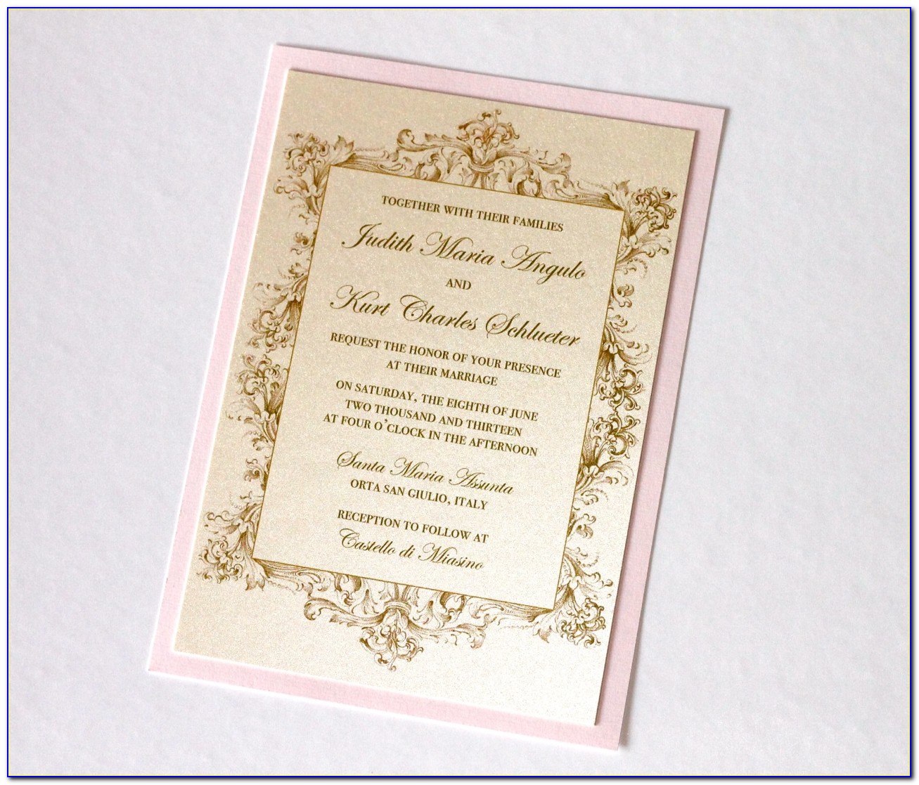 Ivory Lace Wedding Invitations