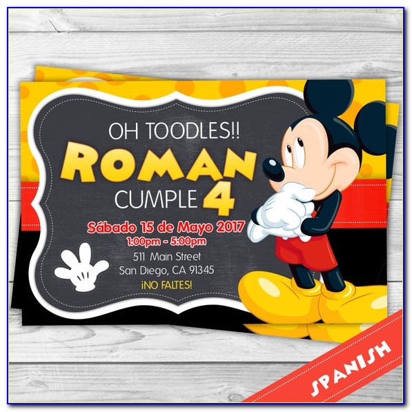 Mickey And The Roadster Racers Party Invitations