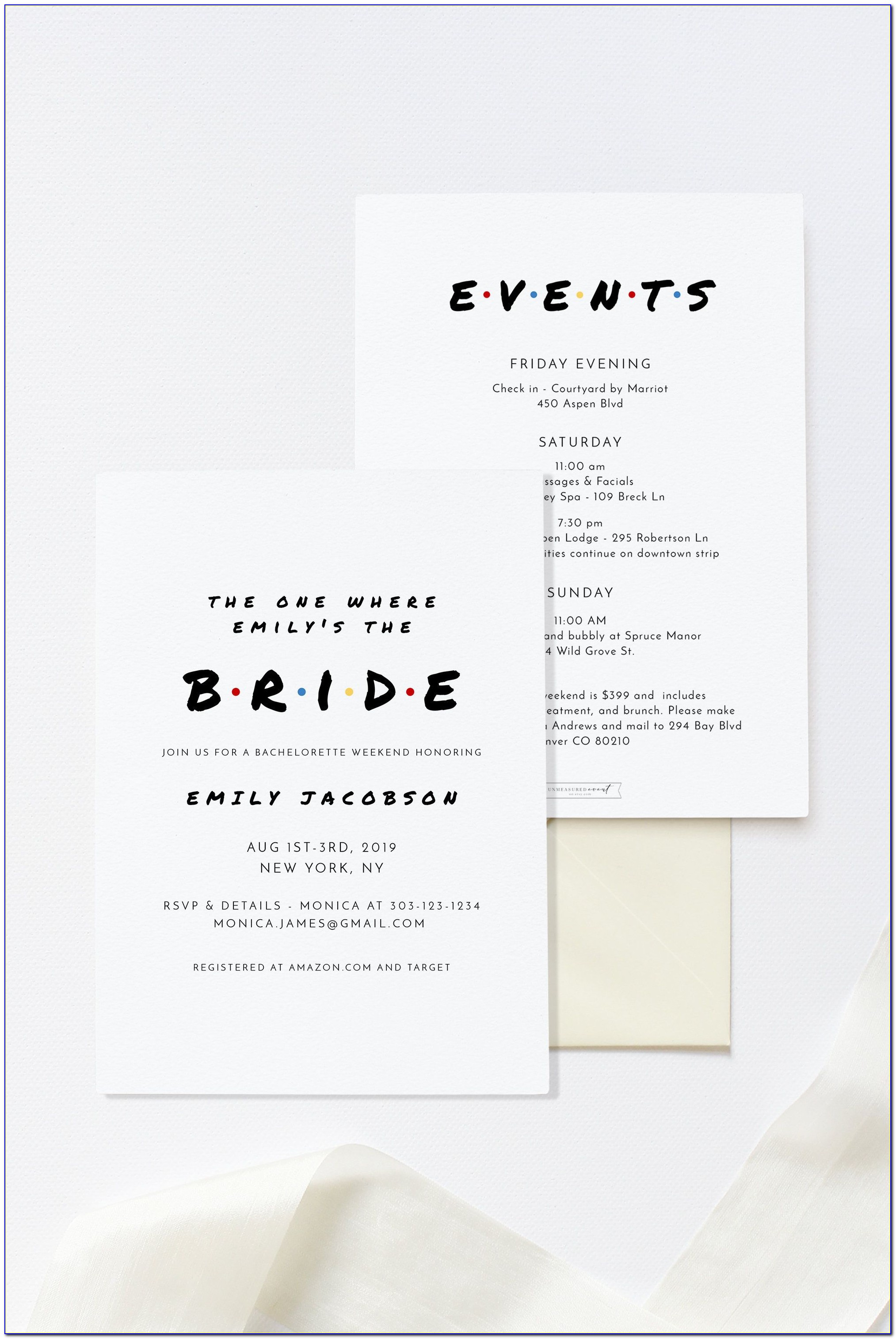 Print Premade Invitations