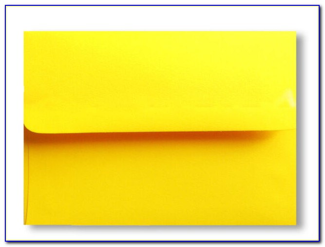 Small Yellow Invitation Envelopes