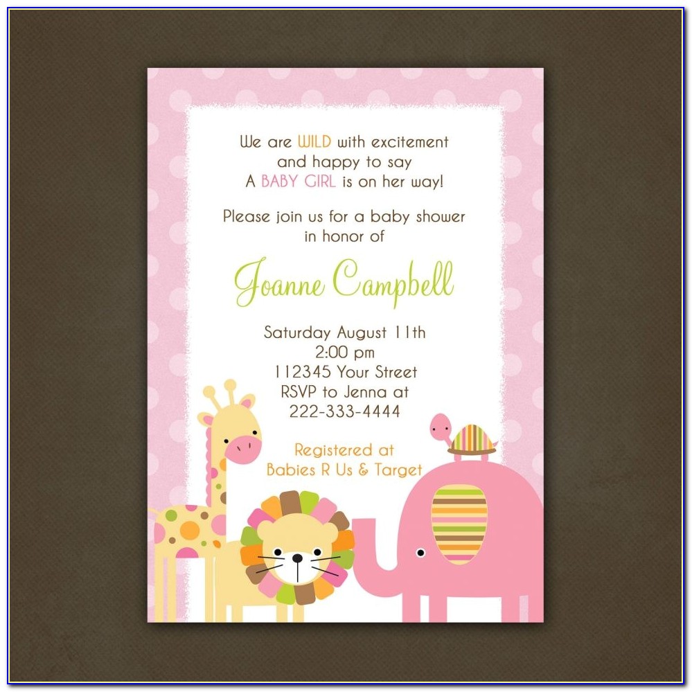 Target Printable Baby Shower Invitations