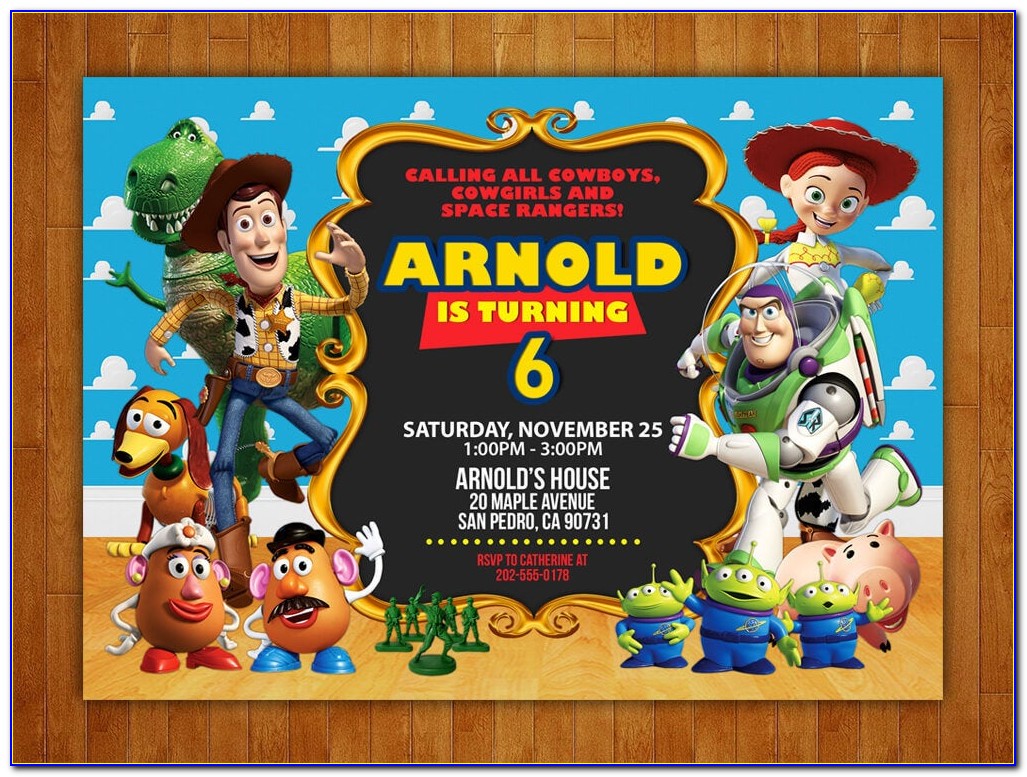 Toy Story Invitations Online Free