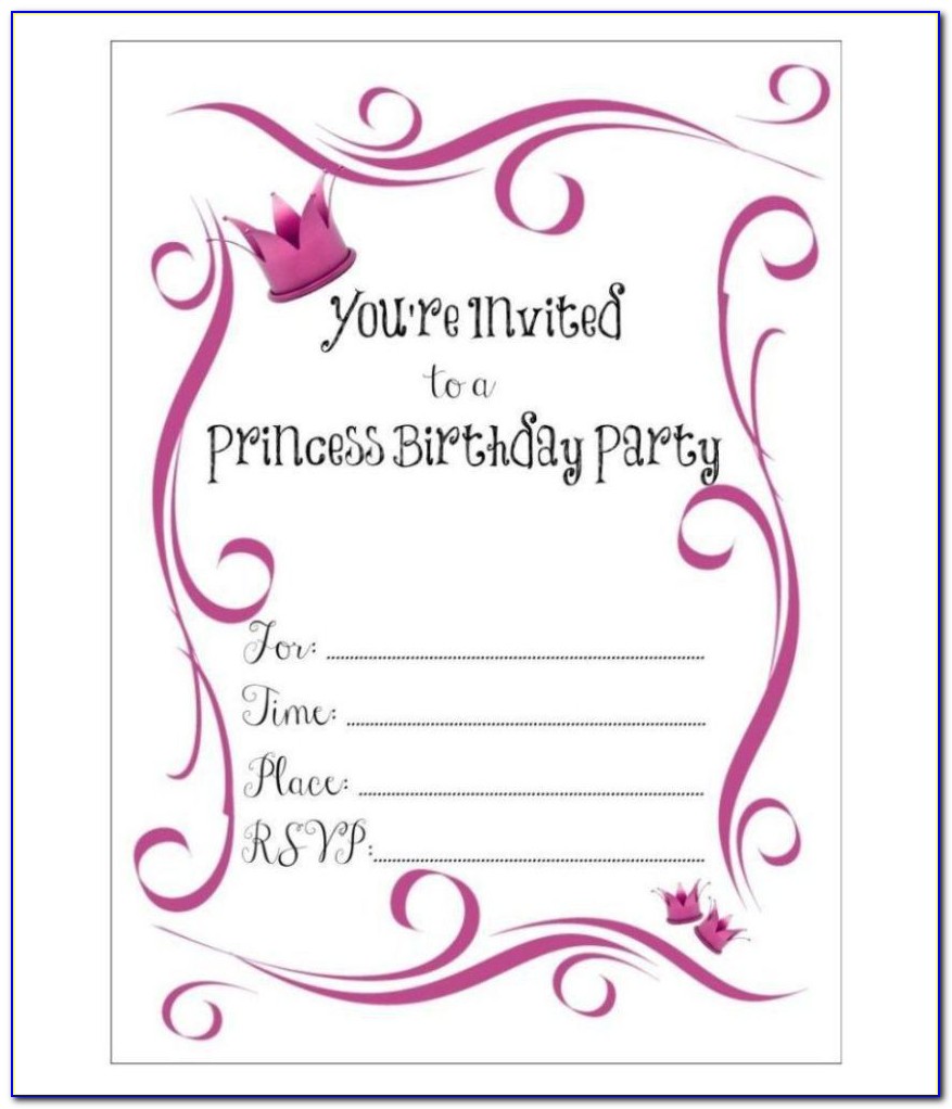 Where To Get Birthday Invitations Printed