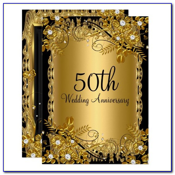 50th Anniversary Invitations Walmart