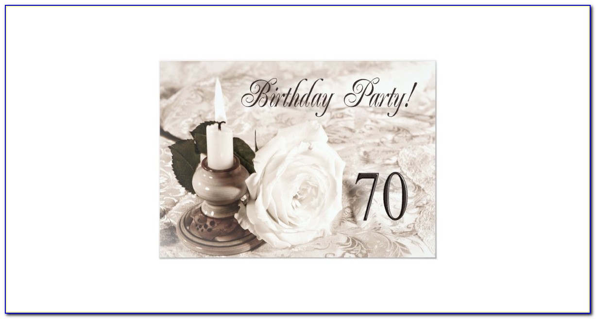 75 Years Birthday Invitation