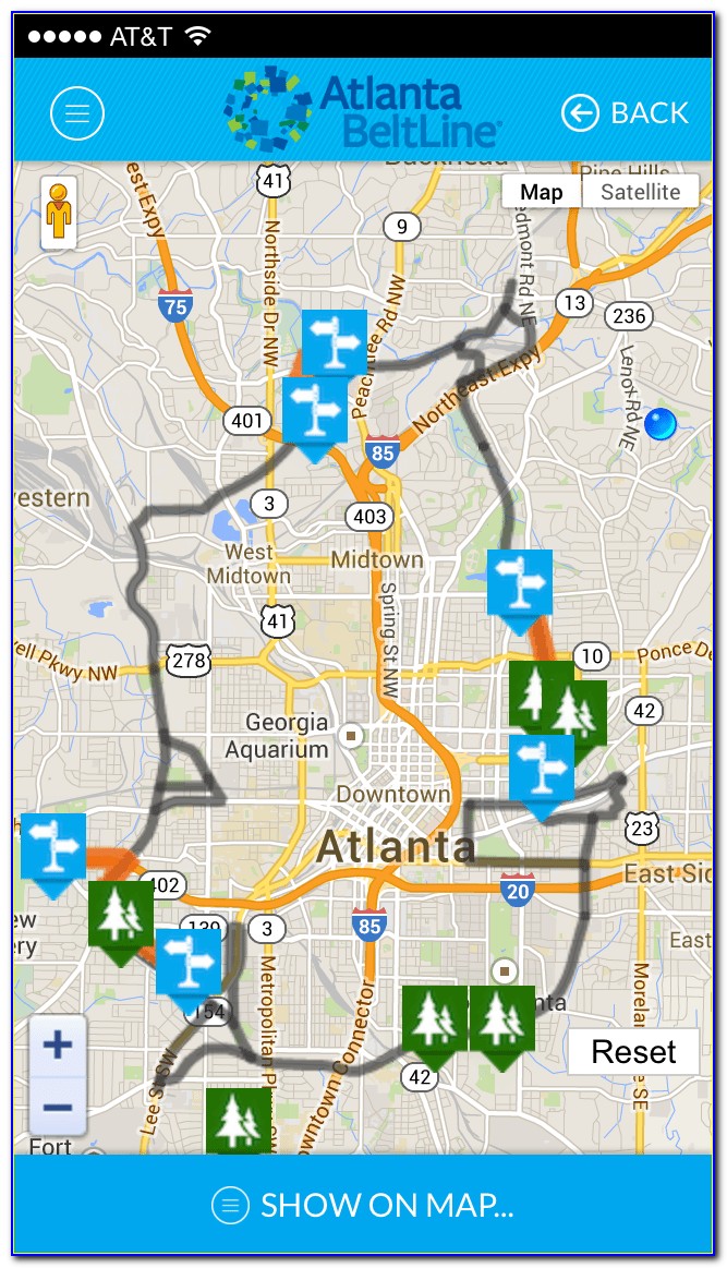 Atlanta Beltline Map Zip Codes