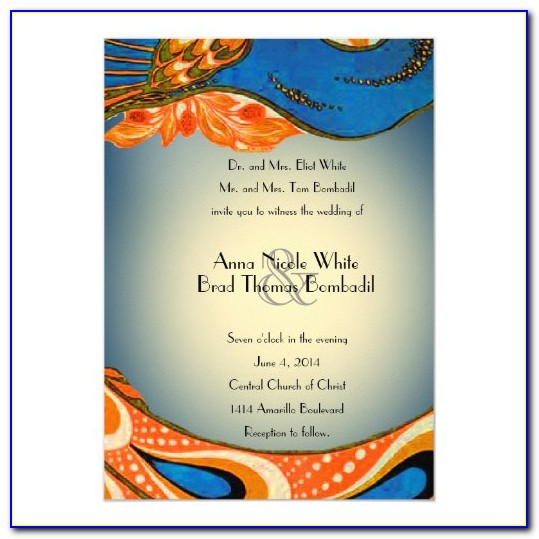 Blue Wedding Invitation Kits