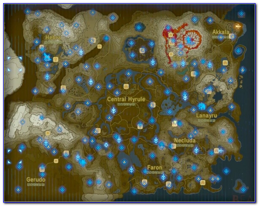 Breath Of The Wild Shrine Maps
