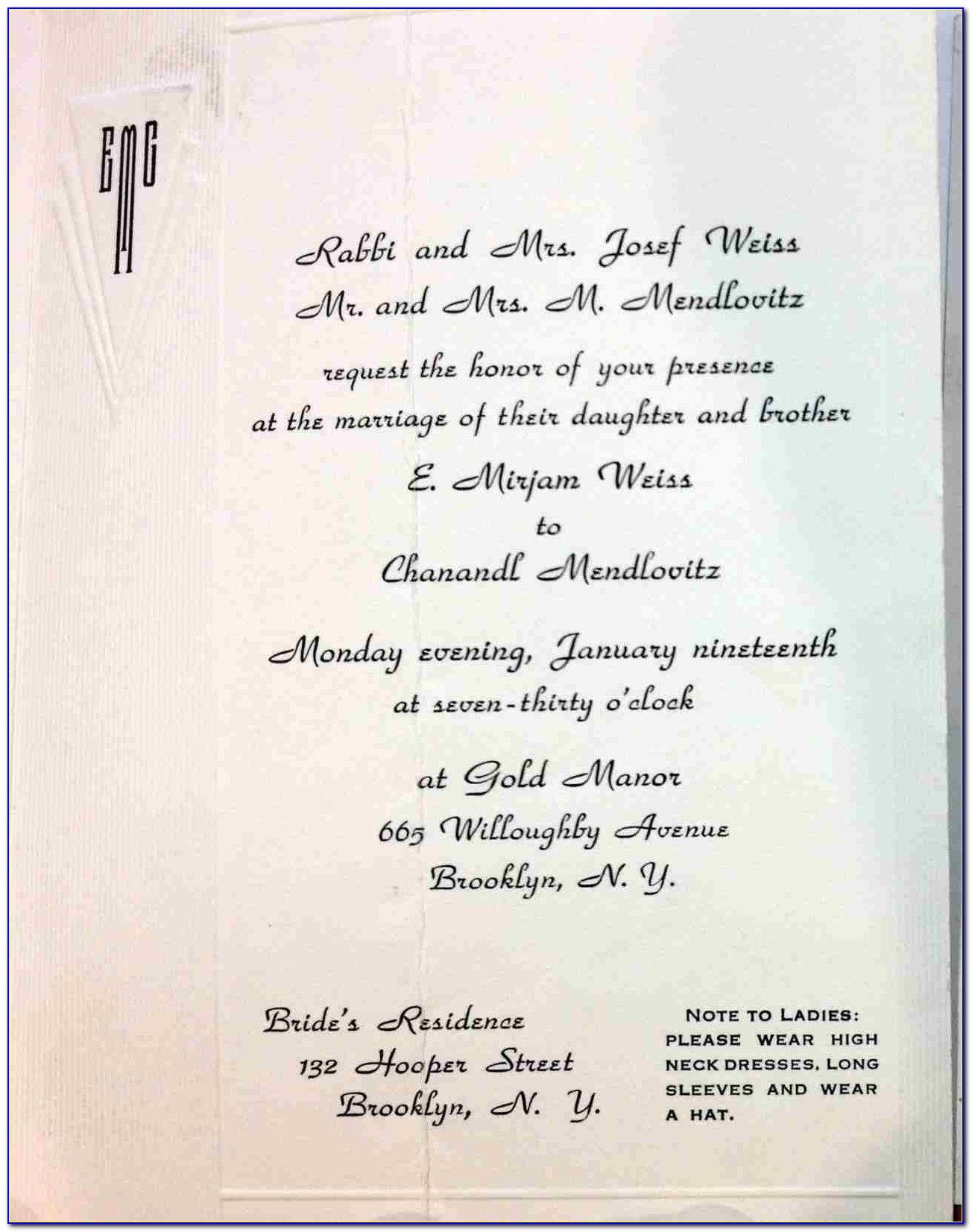 Brother's Marriage Invitation Letter To Friends