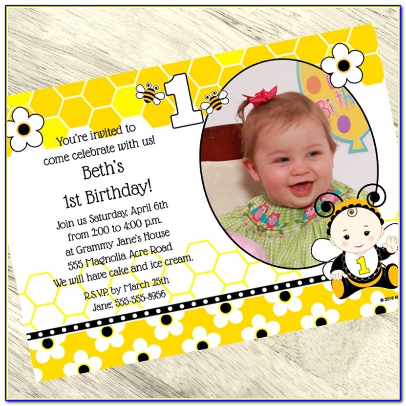 Bumble Bee 1st Birthday Party Supplies