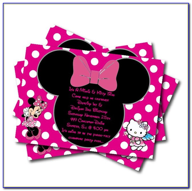 Buy Minnie Mouse Birthday Invitations