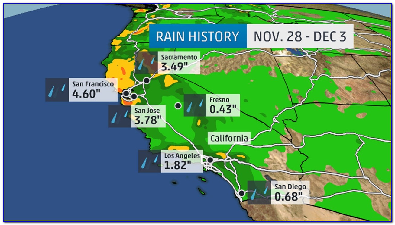 California Weather Map 10 Day