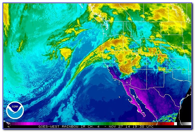 California Weather Map April