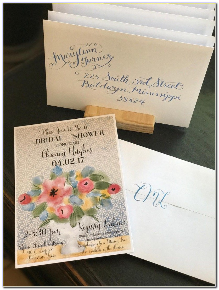 Can You Handwrite Wedding Invitation Envelopes