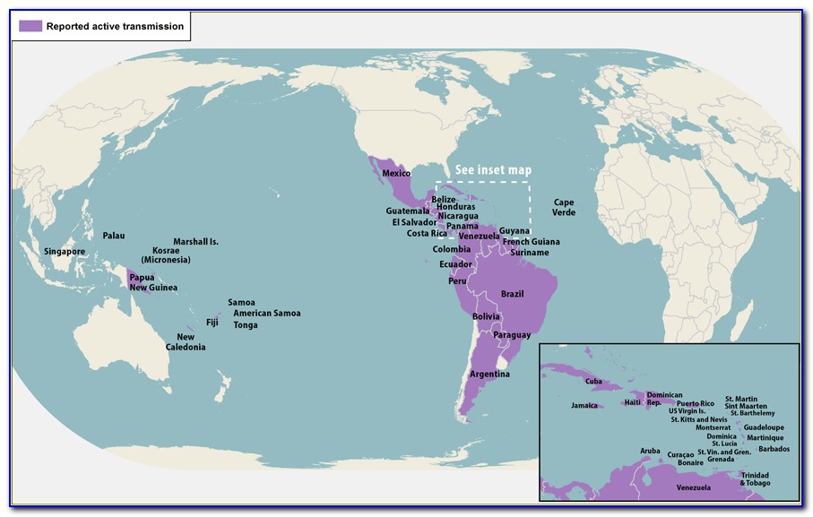 Cdc Zika Map 2021