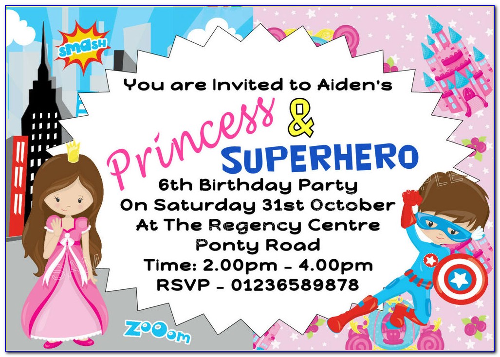 Childrens Fancy Dress Party Invitations