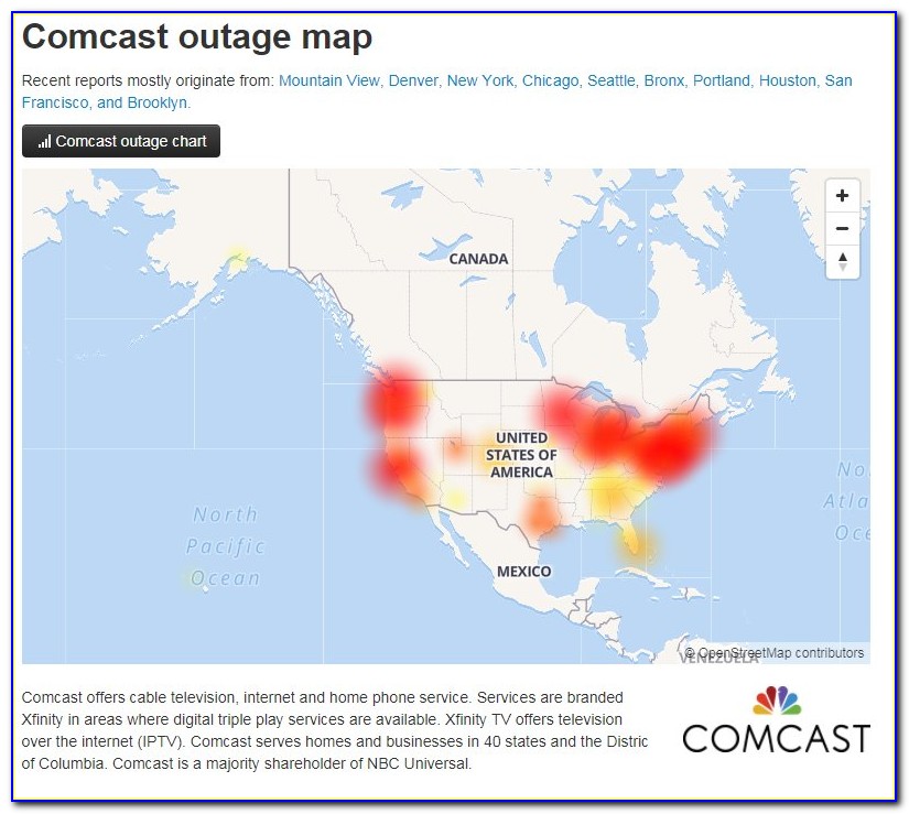 Comcast Outage Map Richmond Va