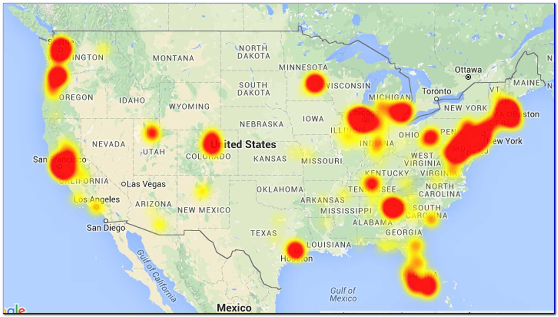 Comcast Outage Map Seattle