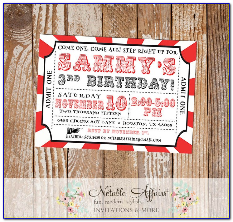 Come Celebrate A Classic Birthday Invitation