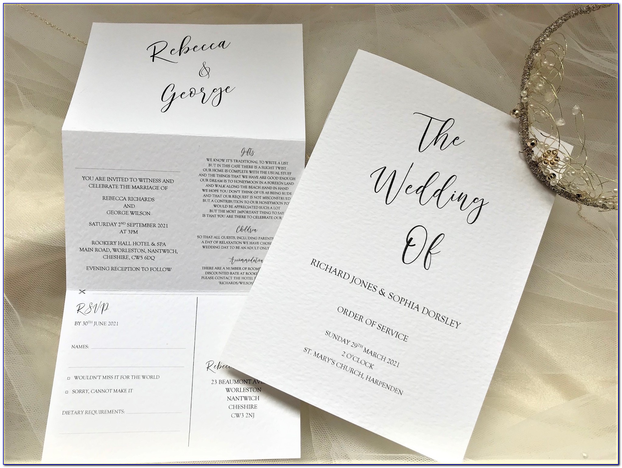 Concertina Wedding Invitations Printing