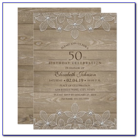 Cool 50th Birthday Party Invitations