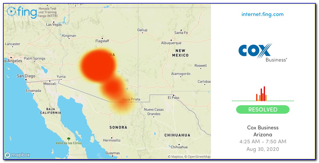 Cox Outage Map Fairfax Va