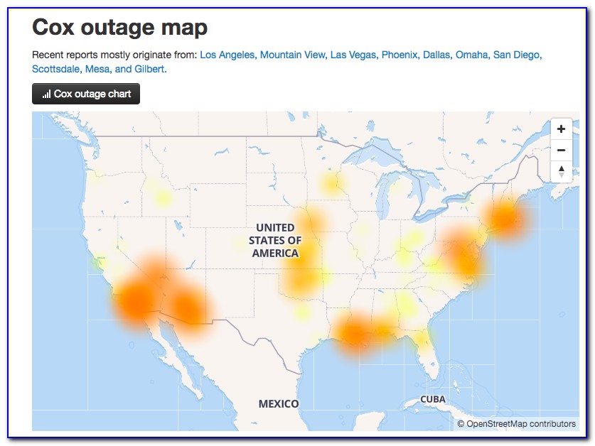 Cox Outage Map Louisiana