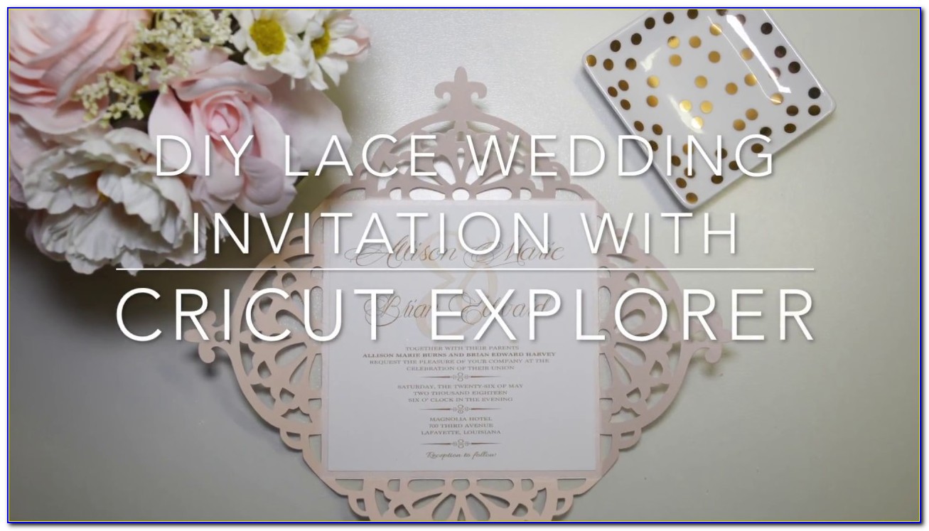 Cricut Wedding Invitation Designs