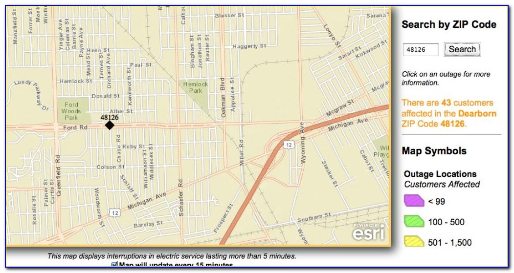 Dte Power Outage Map Estimate Time