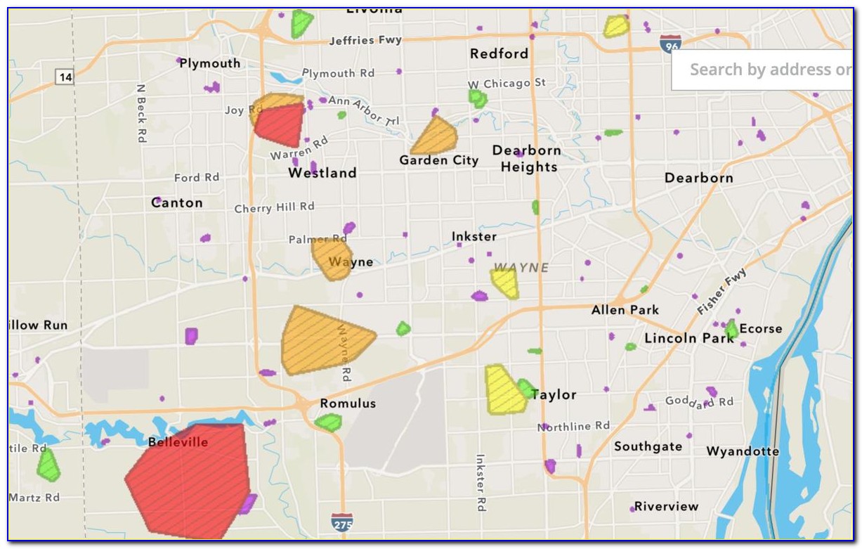 Dte Power Outage Map Lapeer