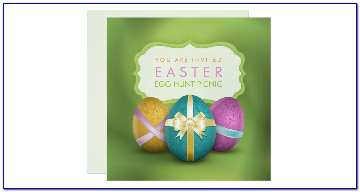 Easter Picnic Invitation Wording