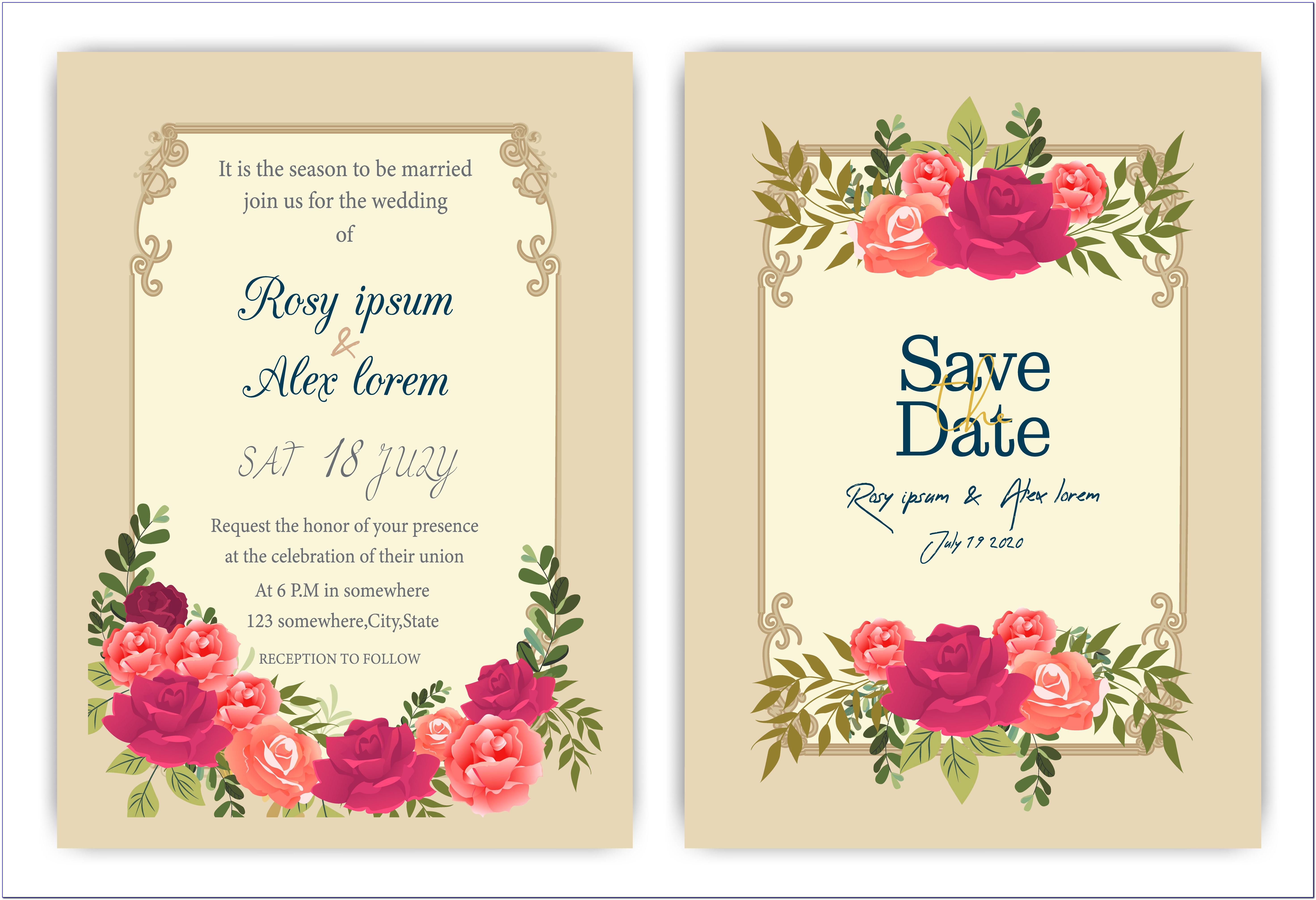 Engagement Invitation Images Free Download