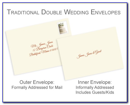 Etiquette For Addressing Wedding Invitations To A Widow