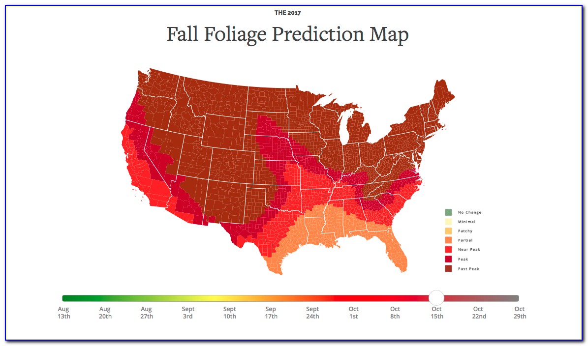 Fall Foliage Nh Prediction Map 2018