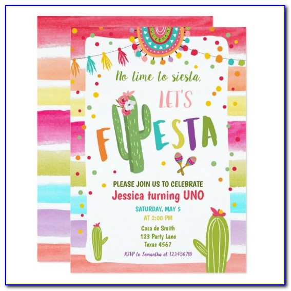 First Fiesta Invitations