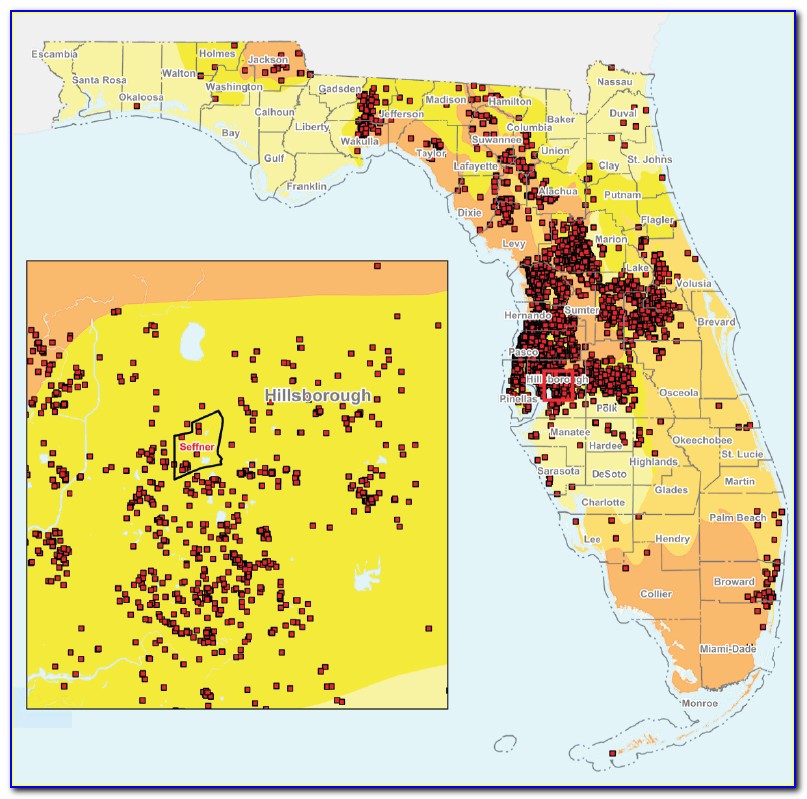 Florida Sinkhole Map 2021