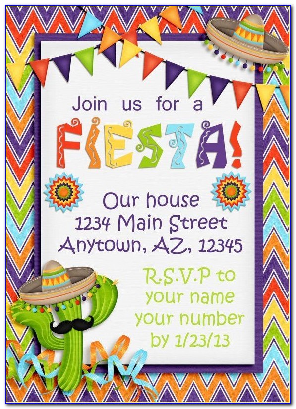 Free Fiesta Invitations