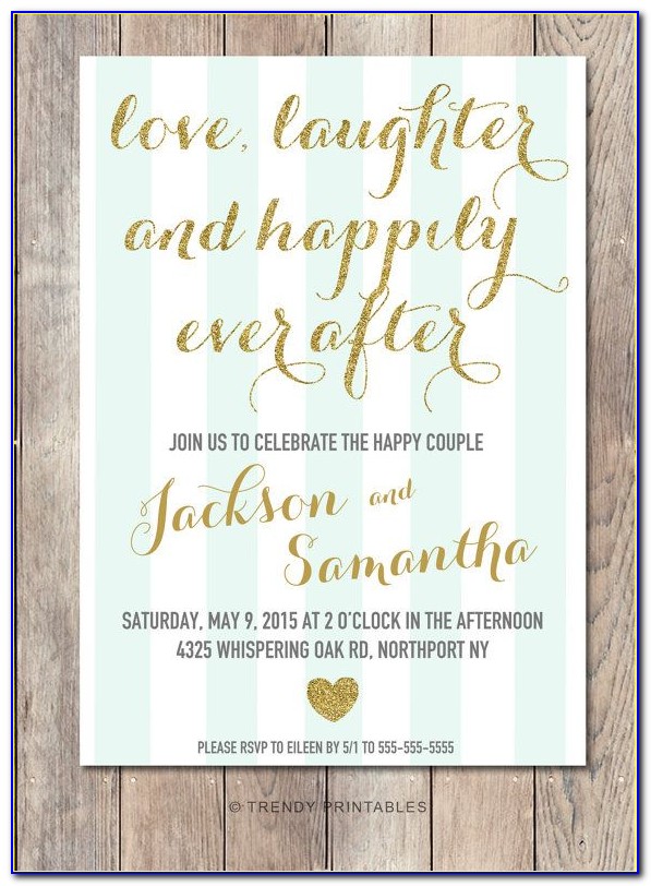 Free Minted Engagement Party Invitations