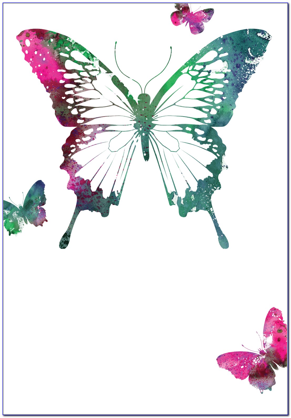 Free Online Butterfly Invitations
