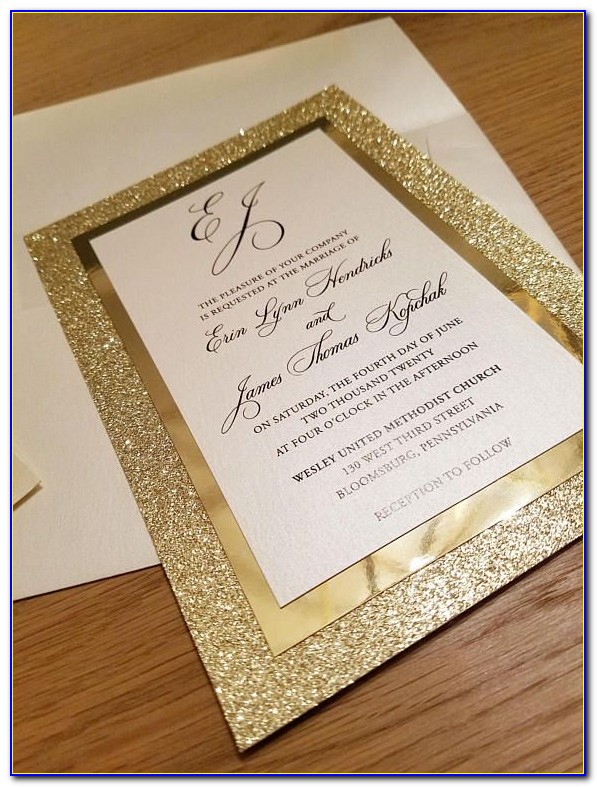 Glitter Paper For Wedding Invitations