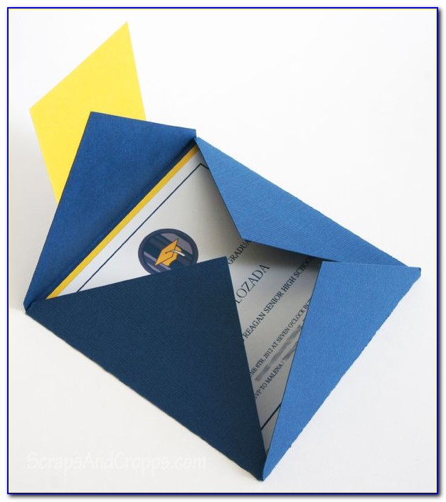 Graduation Invitation Paper And Envelopes