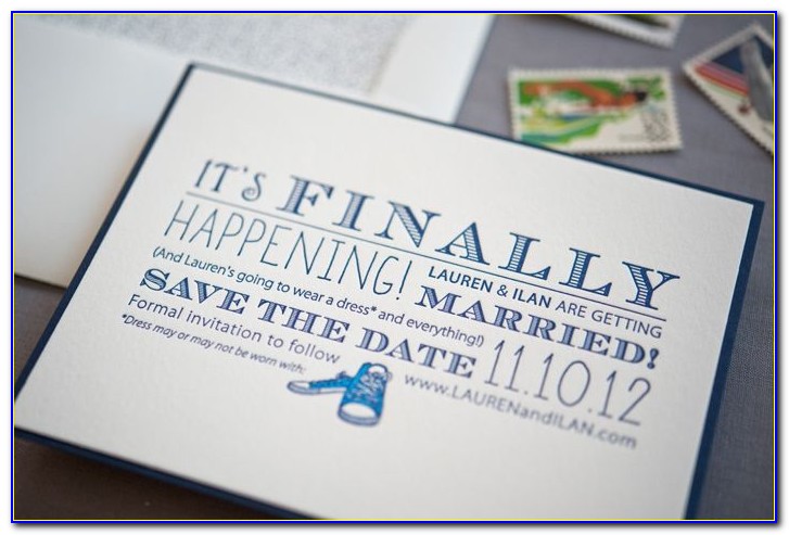Gus And Ruby Wedding Invitations