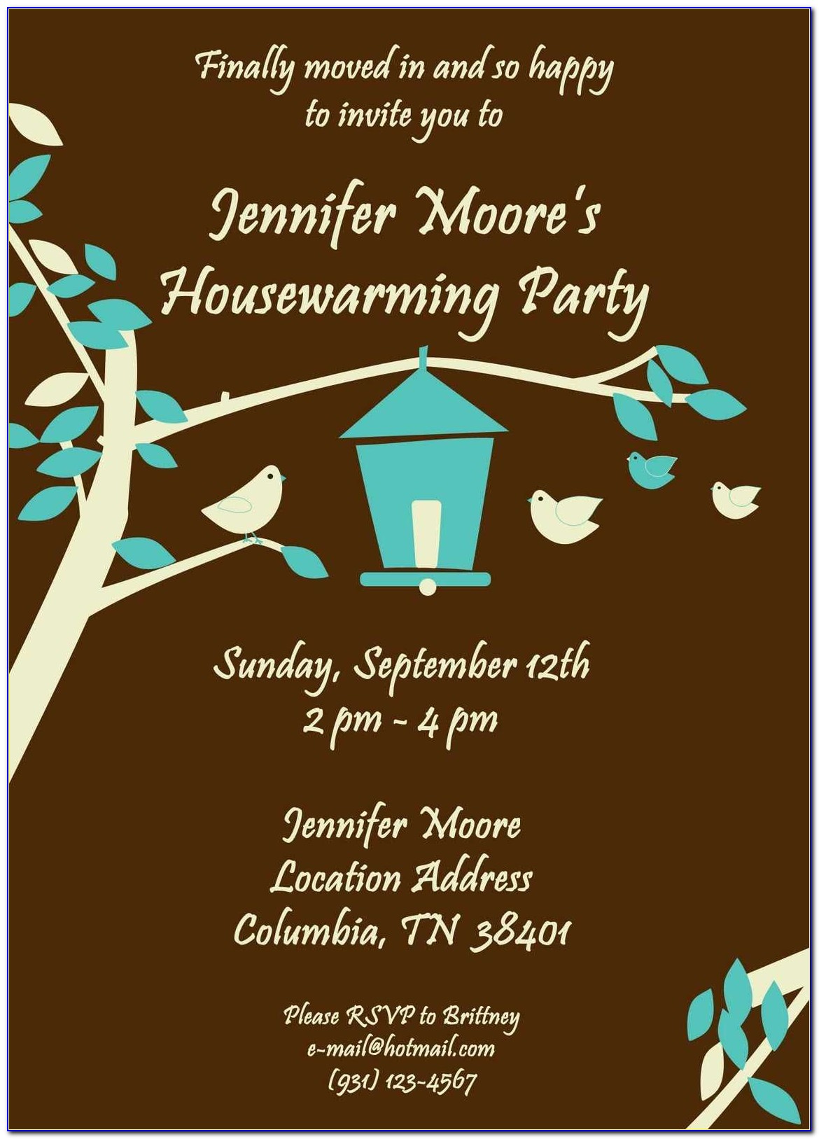 House Warming Invitation Online Card