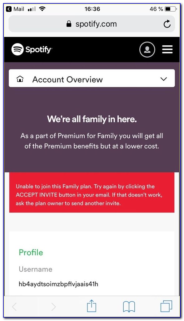 How To Accept Spotify Family Invite Iphone